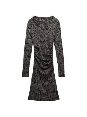 Zara Knit Dress with Metallic Thread